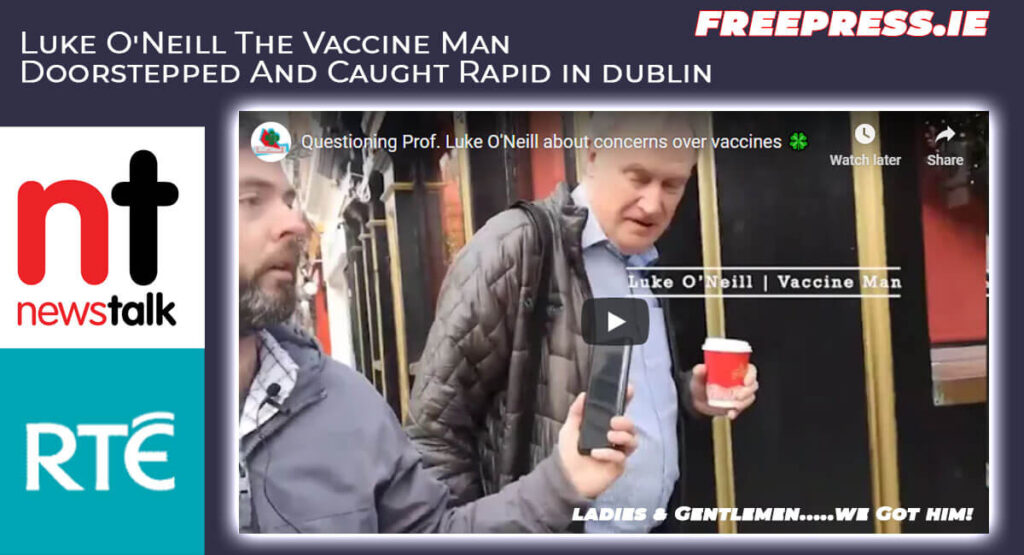 Luke O'Neill The Vaccine Man Doorstepped And Caught Rapid