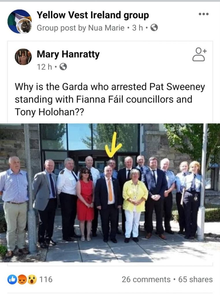 Pat Sweeney Gardai