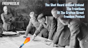 ANTI MASK PROTEST FIREWORK